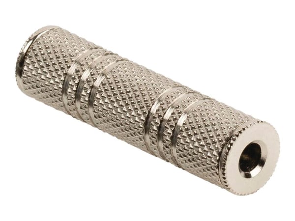 Nedis - Ljudkopplare - mini-phone stereo 3.5 mm hona till mini-phone stereo 3.5 mm hona - silver Nedis - Ljudkopplare - mini-phone stereo 3.5 mm hona till mini-phone stereo 3.5 mm hona - silver