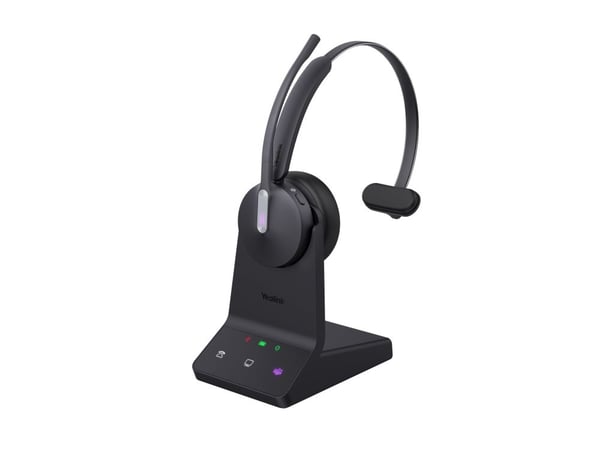 Yealink WH64 Workstation Mono - Hodesett - on-ear - DECT / Bluetooth - trådløs - Optimert for UC