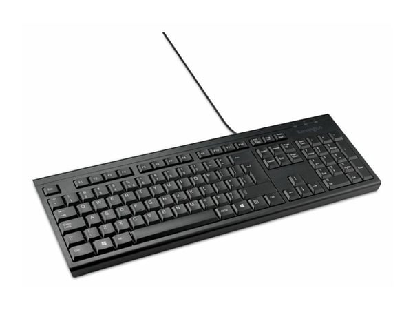 Kensington KB100 EQ - Tastatur - full size - USB - svart - FSC-papp