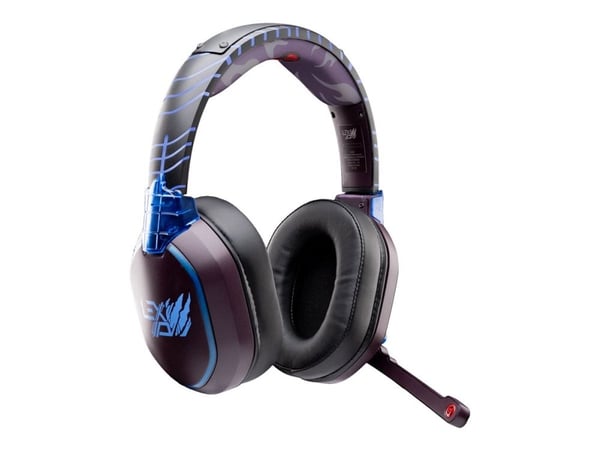 Lexip x Tsume Naruto Shippuden Madara Destruction - Hodetelefoner med mikrofon - full størrelse - Bluetooth - kablet, trådløs - USB-C