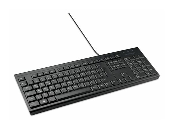 Kensington KB100 EQ - Tastatur - full size - USB - svart - FSC-papp
