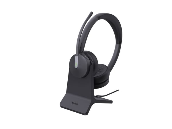 Yealink BH70 Dual - Hodesett - on-ear - Bluetooth - trådløs - USB-A via Bluetooth-adapter - svart - UC-sertifisert