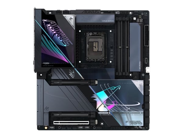 AORUS Z890 MASTER AI TOP - Hovedkort - utvidet ATX (E-ATX) - LGA1851-sokkel - Z890 Chipset - USB4, USB-C, USB 3.2 Gen 2, USB 3.2 Gen 1 - 2 x 2.5 Gi...