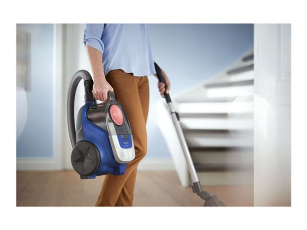 Philips 2000 Series XB2123 - Støvsuger - kanister - uten pose - dark blue/peach