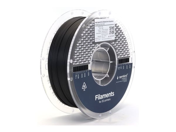 Gembird - Svart - 1 kg - 330 m - svart - fargeboks - PLA-filament (3D)