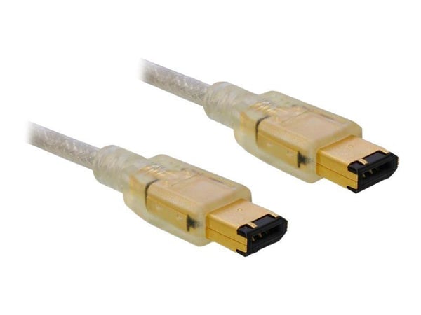 Delock - IEEE 1394-kabel - 6 pin FireWire (hann) til 6 pin FireWire (hann) - 1 m