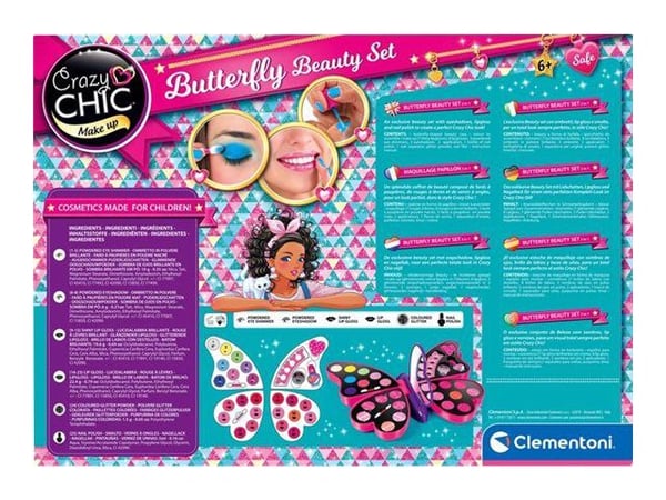 Clementoni barnas makeup-sett CRAZY CHIC 15994