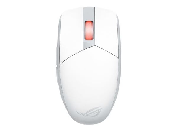ASUS ROG Strix Impact III Wireless - Mus - høyre- og venstrehåndet - optisk - trådløs - Bluetooth 5.1, 2.4 GHz - USB ROG Omni trådløs mottaker - må...