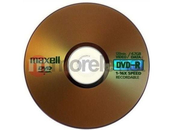 Maxell DVD-R 4.7GB 100 Pack, DVD-R, 120 mm, Utskrivbara, Spindel, 100 styck, 4,7 GB