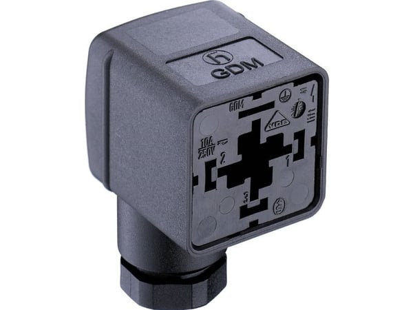 Belden 934888100, GDM, Musta, Naaras, Kulmikas, IP65, 230 V