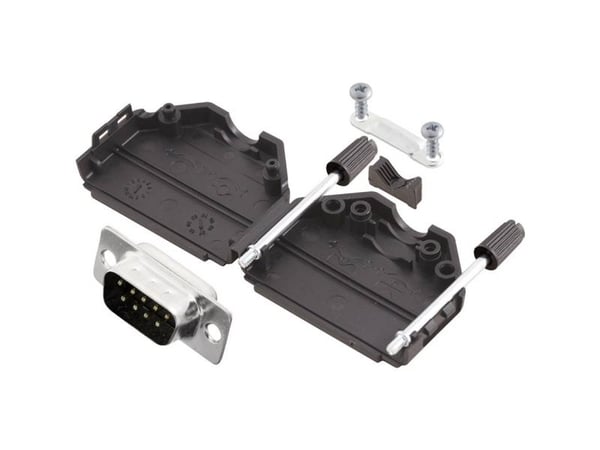 MH Connectors MHDPPK9-DB9P-K D-SUB stiftlistesett 180° Poltall: 9 lodding 1 stk