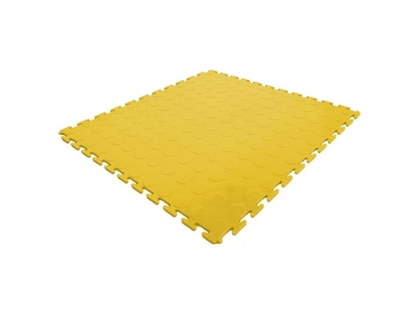 Kunzer 7GBEV10 arbeidsplassmatte PP gul (510 x 510 x 7 mm) 10 stk