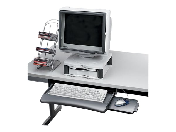 Fellowes UnderDesk Keyboard Manager - Tastaturskuff - platina