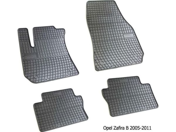 Kumimatot Opel Zafira B tila-auto, 2005-2014