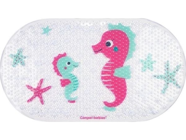 Canpolbabies ljuddämpande badmatta i badkar, LOVE&SEA, 69x38 cm 80/002