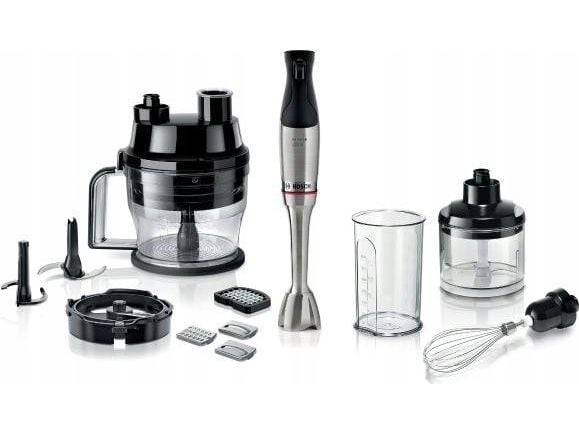 Bosch Serie | 6 ErgoMaster MSM6M8X1 - Håndmikser - 1.2 kW - rustfritt stål