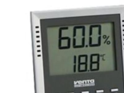 Venta Hygrometer Digital visning av temperatur og luftfuktighet.