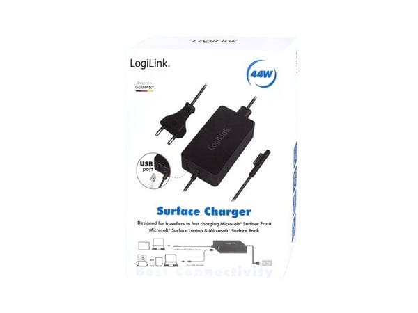 LogiLink PA0197, Innendørs, AC, 15 V, 2,58 A, 1,5 m, Sort