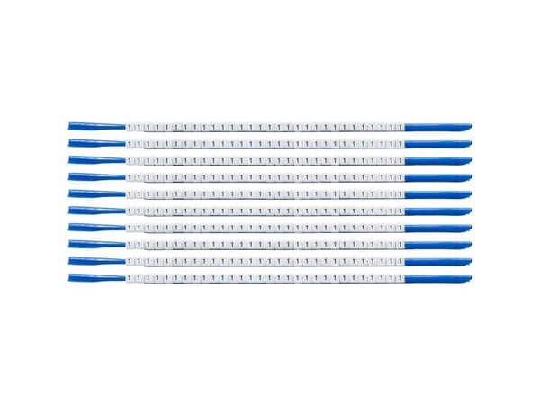 Brady SCN-07-1, Musta, Valkoinen, Nailon, 300 kpl, 1,9 mm, 2,4 mm