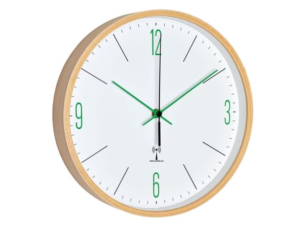 TFA-Dostmann 60.3524.04, Vegg, Rund, Brun, Grønn, Hvit, Tre, Glass, Barn og voksne