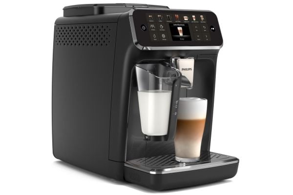 Philips Series 4400 EP4441 - Automatisk kaffemaskin med melkeskummer - 15 bar - svart