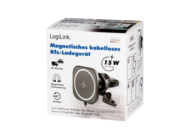 LogiLink Car Charger magneettinen auton älypuhelimen pidike (PA0329)