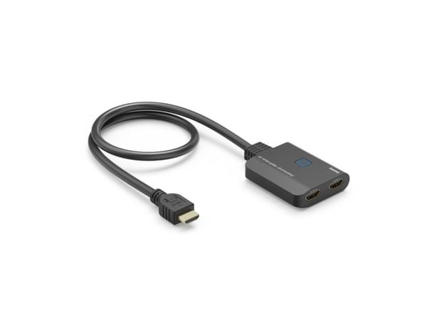 Hama 00205284, HDMI, 2x HDMI, 4096 x 2160 piksler, Svart, 4K Ultra HD, 65,5 mm