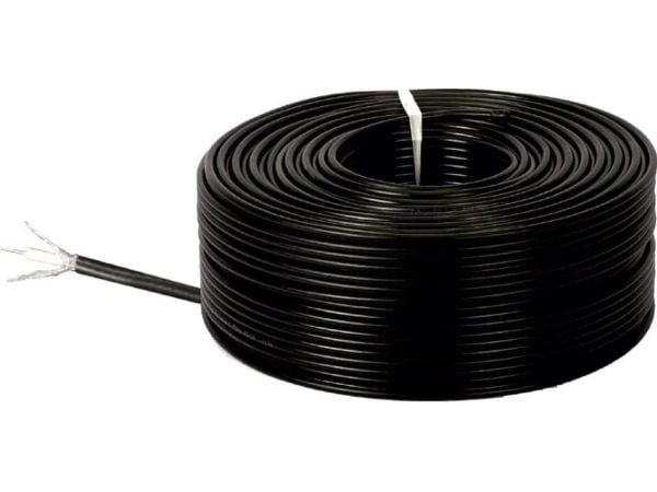 MicroConnect - Videokabel - 12G-SDI - fast till fast - 100 m - dubbelt skärmad - svart
