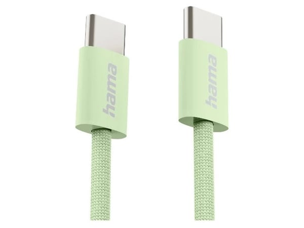 Hama-kangas, 1 m, USB C, USB C, USB 2.0, 0,48 Gbit/s, vihreä