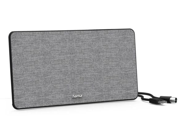 Hama Fabric Design, Innendørs, Svart, Grå, 2 m, 470 - 690 MHz, 2 m, DVB-T, DVB-T2