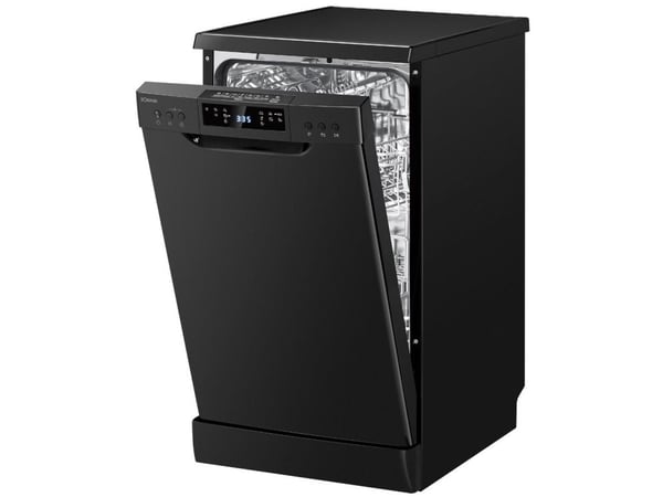 Bomann GSP 7418, Frittstående, Slimline (45 cm), Svart, Knapper, Berøringskontroll, LED, Kaldt