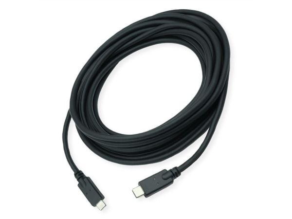 ROLINE 11.02.9067, 7 m, USB C, USB C, USB 3.2 Gen 2 (3.1 Gen 2), 10 Gbit/sek., Sort