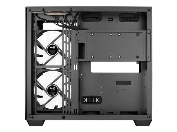 Aerocool Dryft V2 - - sidepanel med vindu (herdet glass) - ingen strømforsyning - USB/lyd