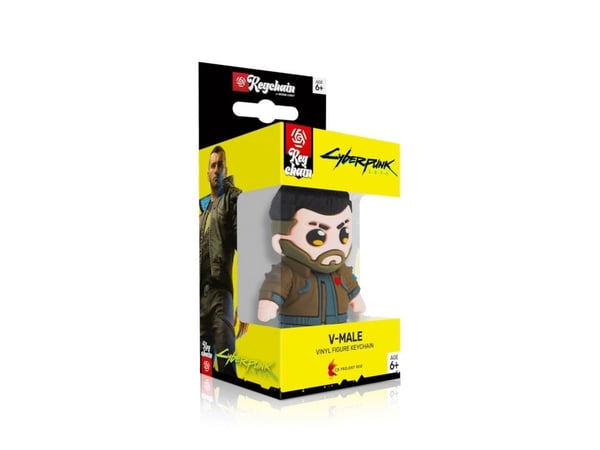 Cenega Cyberpunk 2077 V-Male 3D Keychain, Samlefigur, Video spill