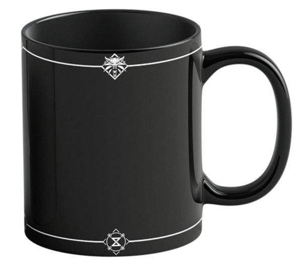 Cenega The Witcher 3 Geralt & Ciri, Sett, 480 l, Sort, Keramisk, Krus, Universell