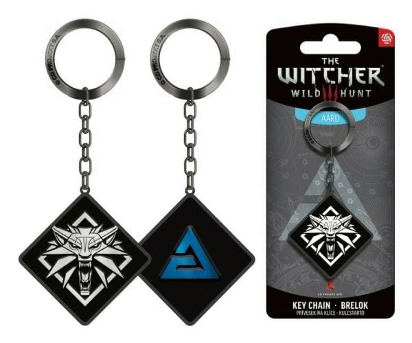 Cenega The Witcher 3 AARD Symbol, Sort, Blå, Hvit, Metall, 1 stykker