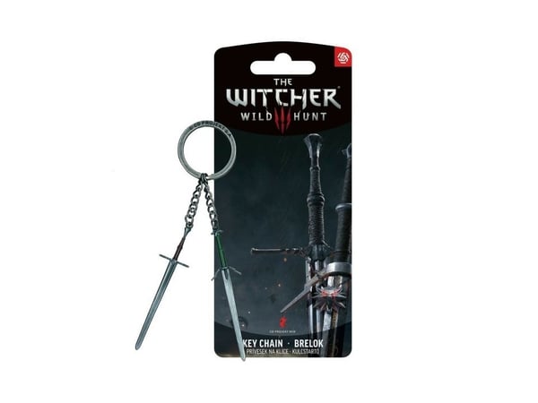 Cenega The Witcher 3 Geralt Two Swords Keychain, Samlefigur, Video spill