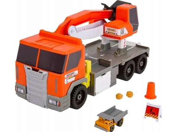 MATCHBOX lastebil gravemaskin Large Vehicle med funksjon HPD64 MATTEL