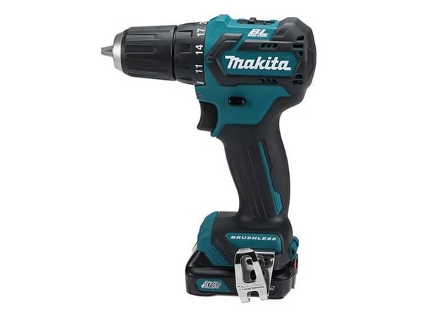 Makita DF332DSMJ, Pisteporakone, 1 cm, 2,8 cm, 1 cm, 0,8 mm, 450 rpm