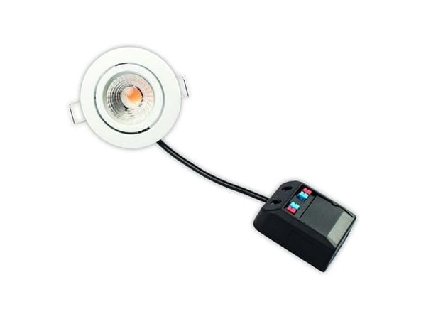 Scan Products Claudia - Utspart taksøkelys - LED - 3.2 W - klasse F - 2700 K - matt hvit