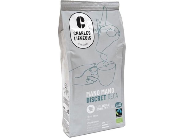 Koffeinfri kaffe Charles Liégeois Mano Mano Discret Déca 250 g (malt)