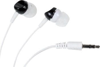 Vivanco Colour Buds, Koblet med ledninger (ikke trådløs), 20 - 20000 Hz, Musikk, 10,5 g, Hodetelefoner, Sort, Hvit