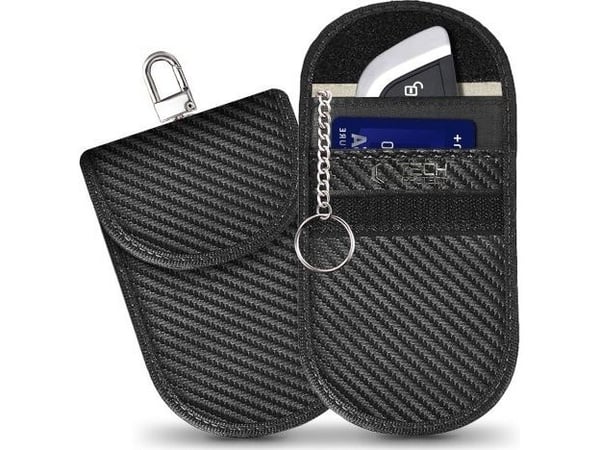 Tech-Protect nøkkelveske RFID signalblokkering KLR100, karbon