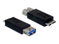 DeLOCK - USB-sovitin - USB tyyppi A (hun) til Micro-USB tyyppi B (han) - USB 3.0
