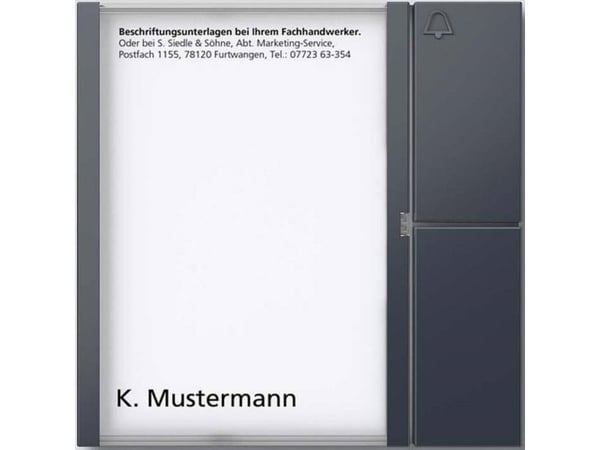 Bus-tastemodul antrasittgrå BTM 650-01 AG (210004907-00)