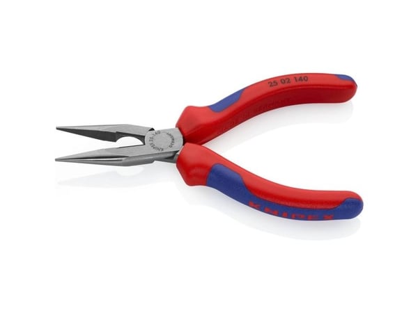 Knipex 25 02 140, Diagonal tang, Kromvanadiumstål, Plast, Blå, Rød, 140 mm, 109 g