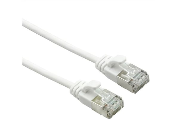 ROLINE 21.15.1711, 1 m, Cat7, U/FTP (STP), RJ-45, RJ-45, Hvit