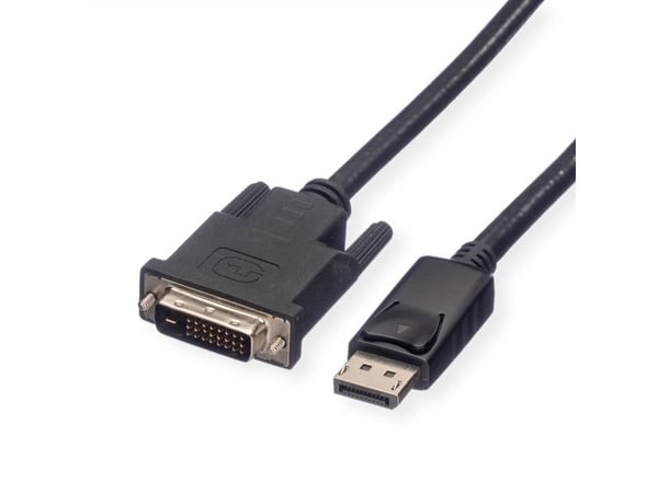 ROLINE 11.04.5773, 3 m, DisplayPort, DVI-D, Hankjønn, Hankjønn, 1920 x 1200 piksler