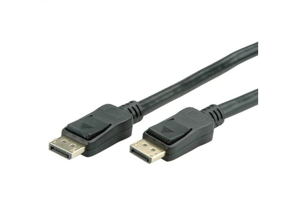 Value 14.99.3496, 20 m, DisplayPort, DisplayPort, Hankjønn, Hankjønn, 4096 x 2560 piksler