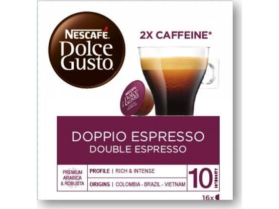 Kahvikapselit NESCAFÉ® Dolce Gusto®Kahvikapselit NESCAFÉ® Dolce Gusto® Doppio Espresso, 16 kpl.